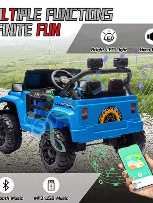 Xuanlur 12V Electric Ride-On Car for Kids