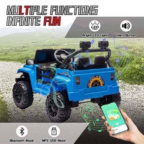 Xuanlur 12V Electric Ride-On Car for Kids