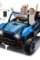 Xuanlur 24V Police Ride-On Car for girls and boys - Megaphone & Bluetooth – Blue